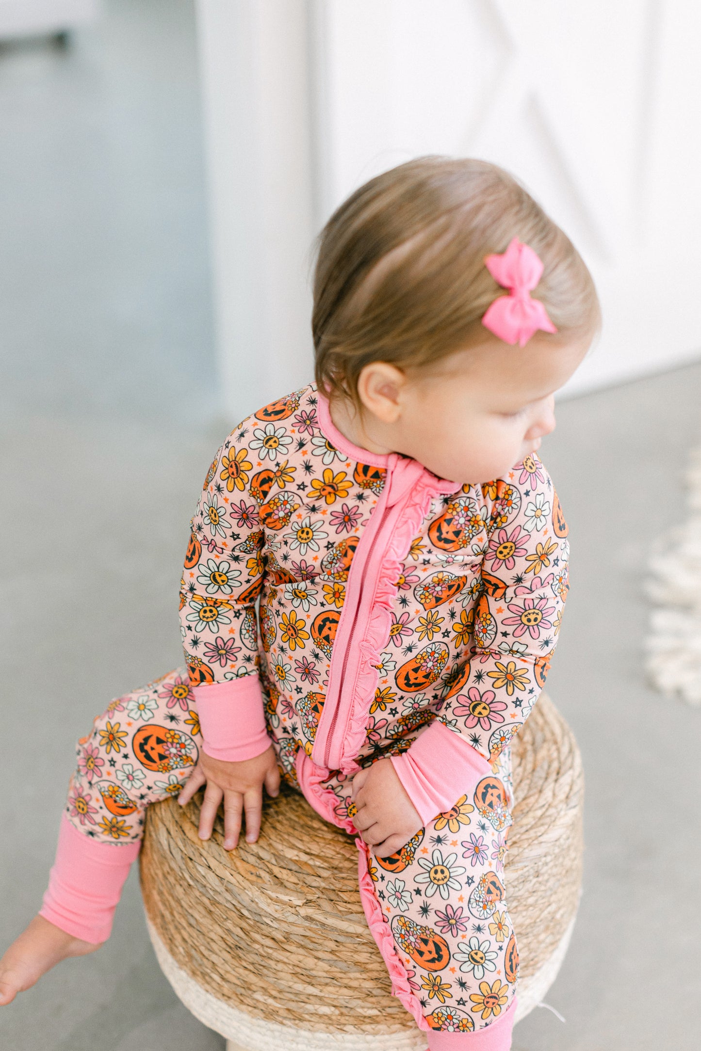Trick or Treat Premium Ruffle Romper