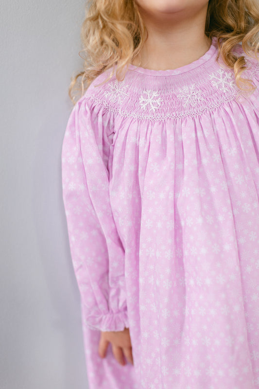 Pink Snowflake Dress