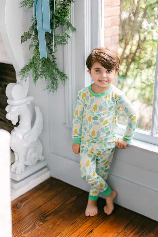 Green Christmas Tree Premium PJ Set