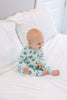 Green Halloween Bucket Premium Zipper Romper