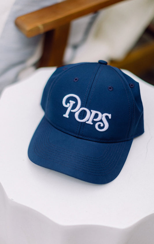 Navy and White Pops Hat
