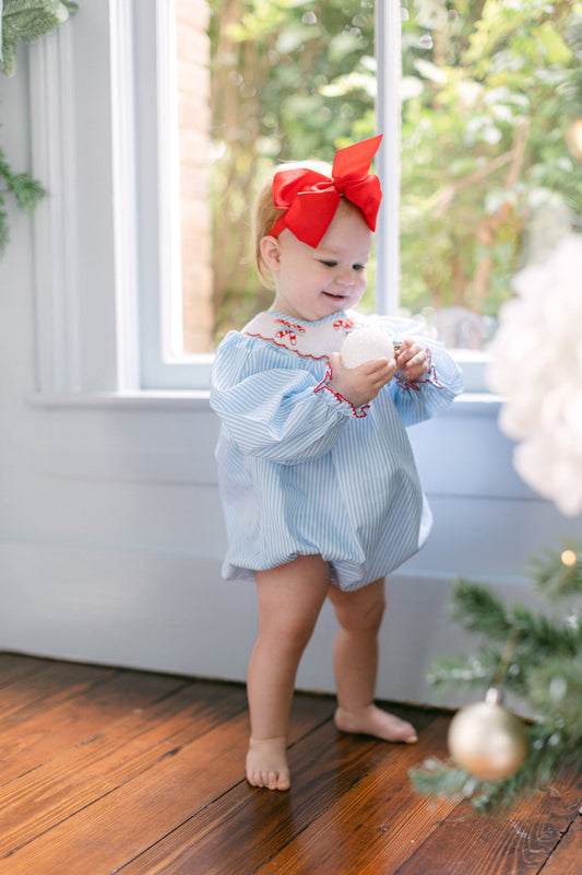 Blue Candy Cane Bubble