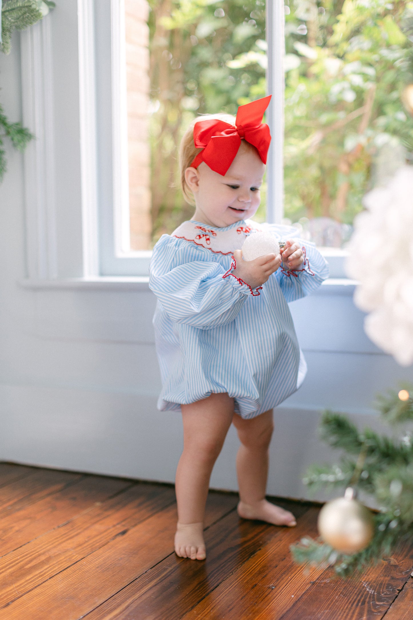 Blue Candy Cane Bubble