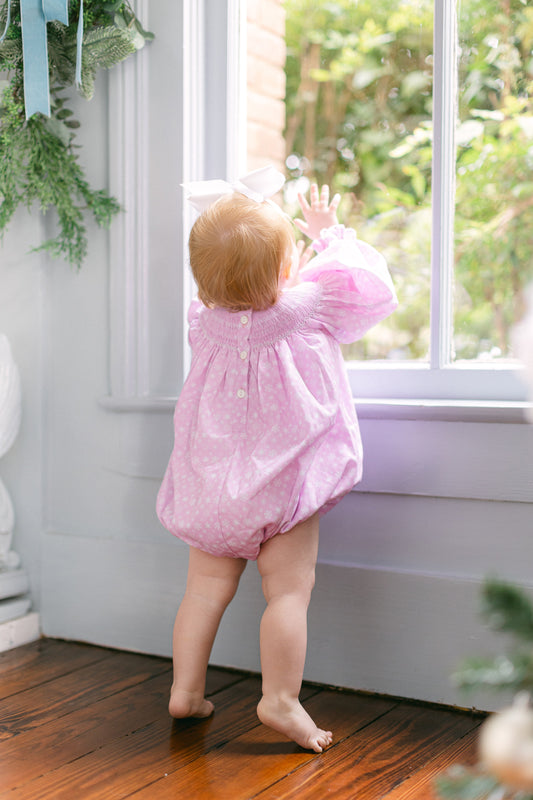Pink Snowflake Bubble