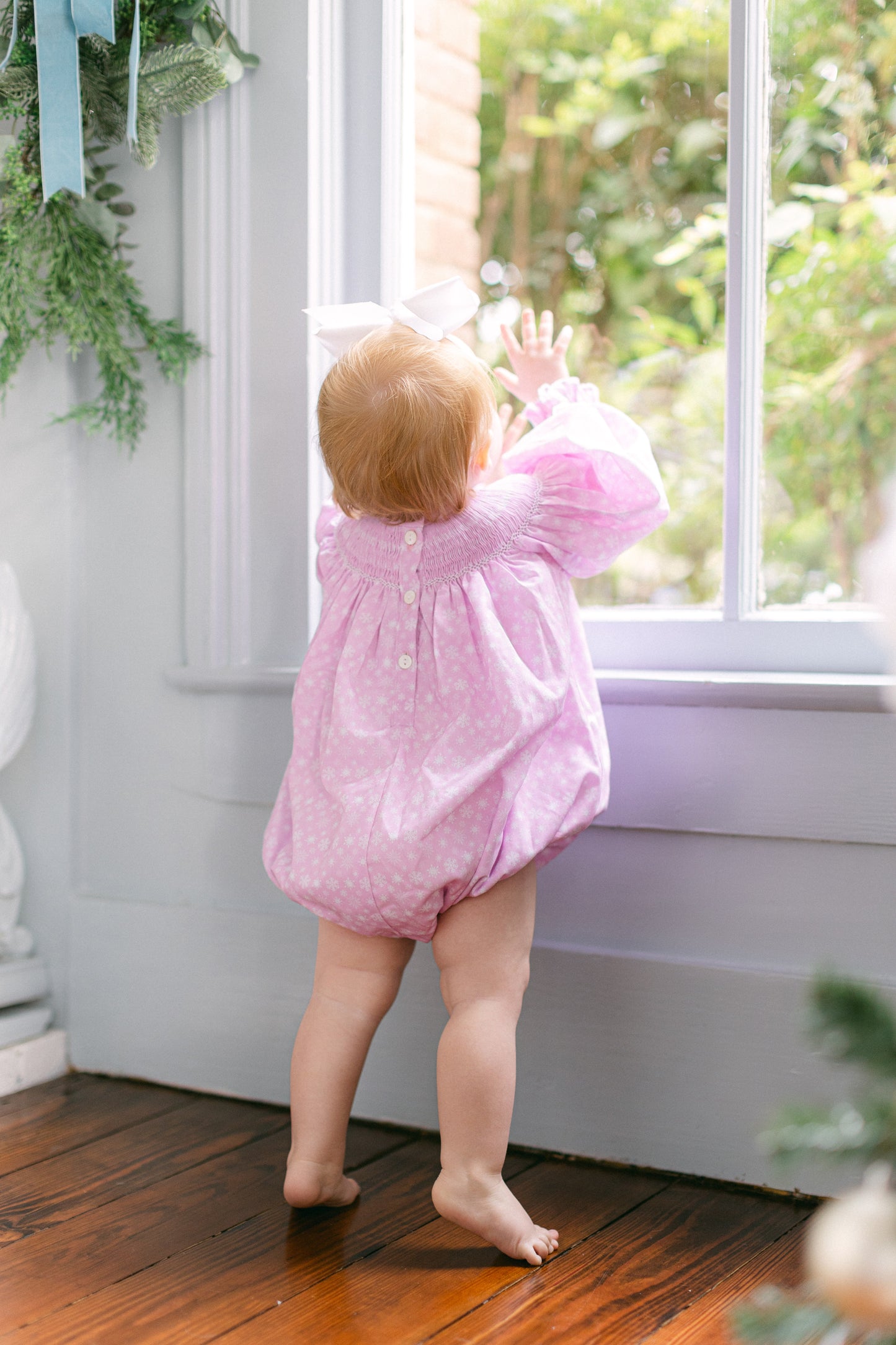 Pink Snowflake Bubble
