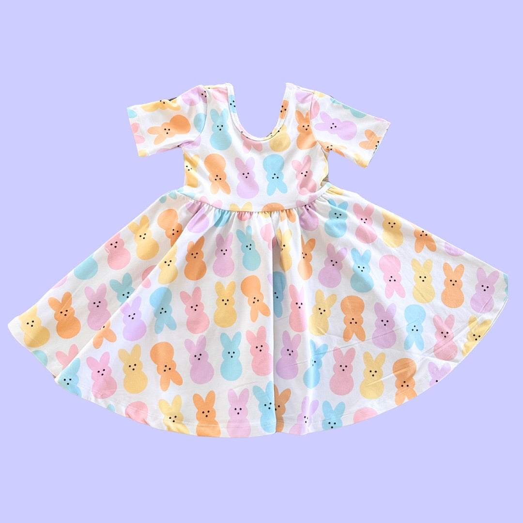 Easter Bunny Twirl Dress (FINAL SALE)