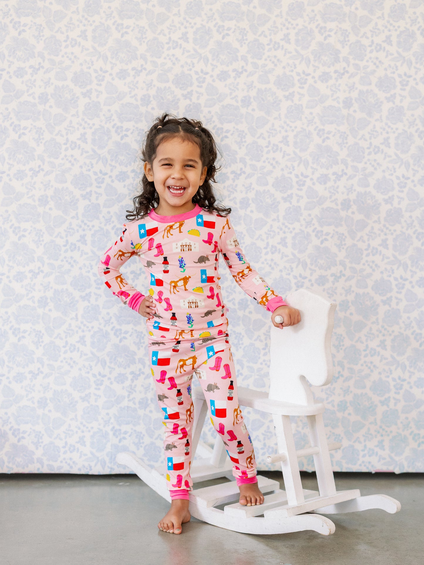 Pink Texas Forever PJ Set