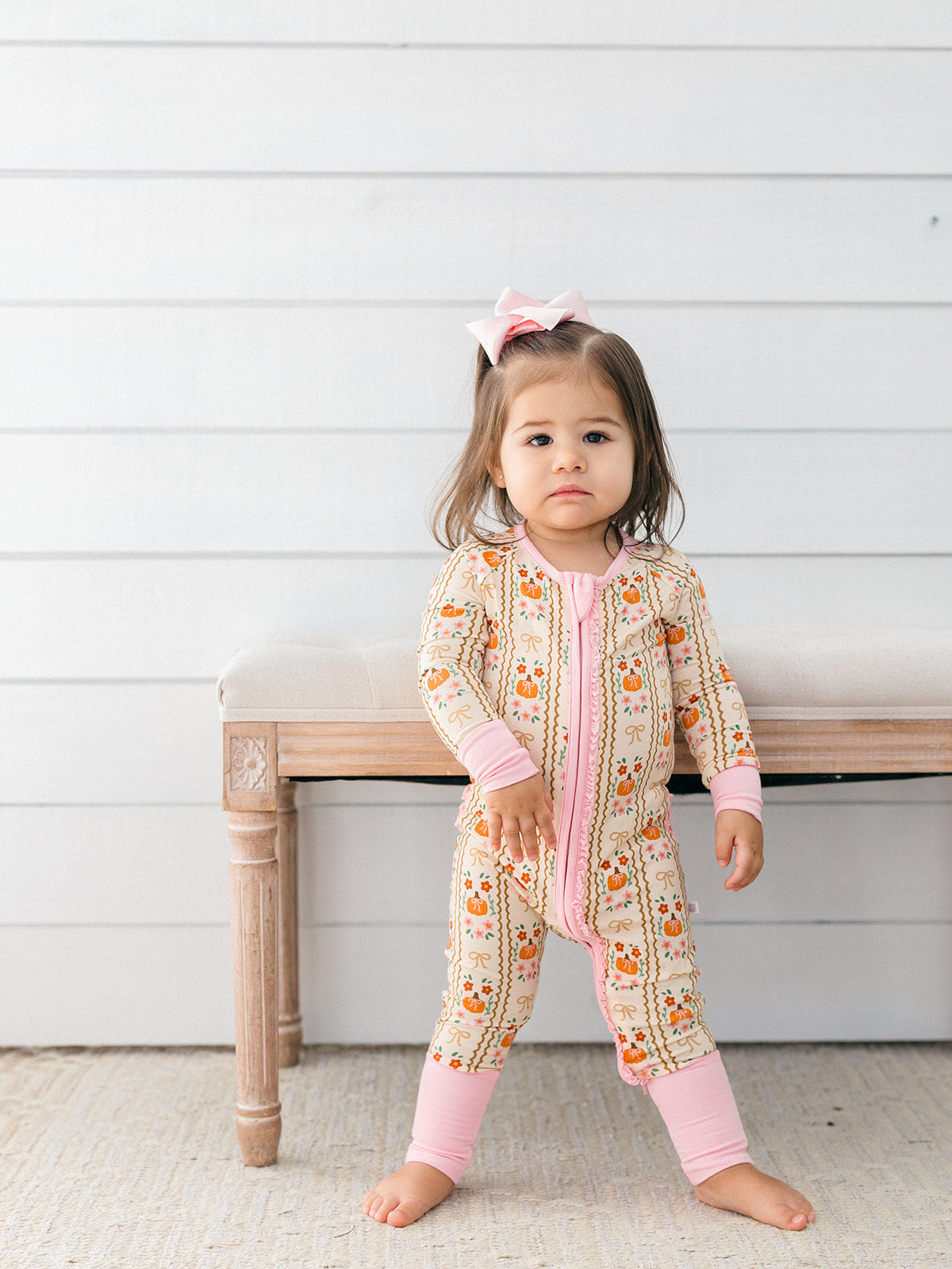 Pumpkin Darling Ruffle Romper