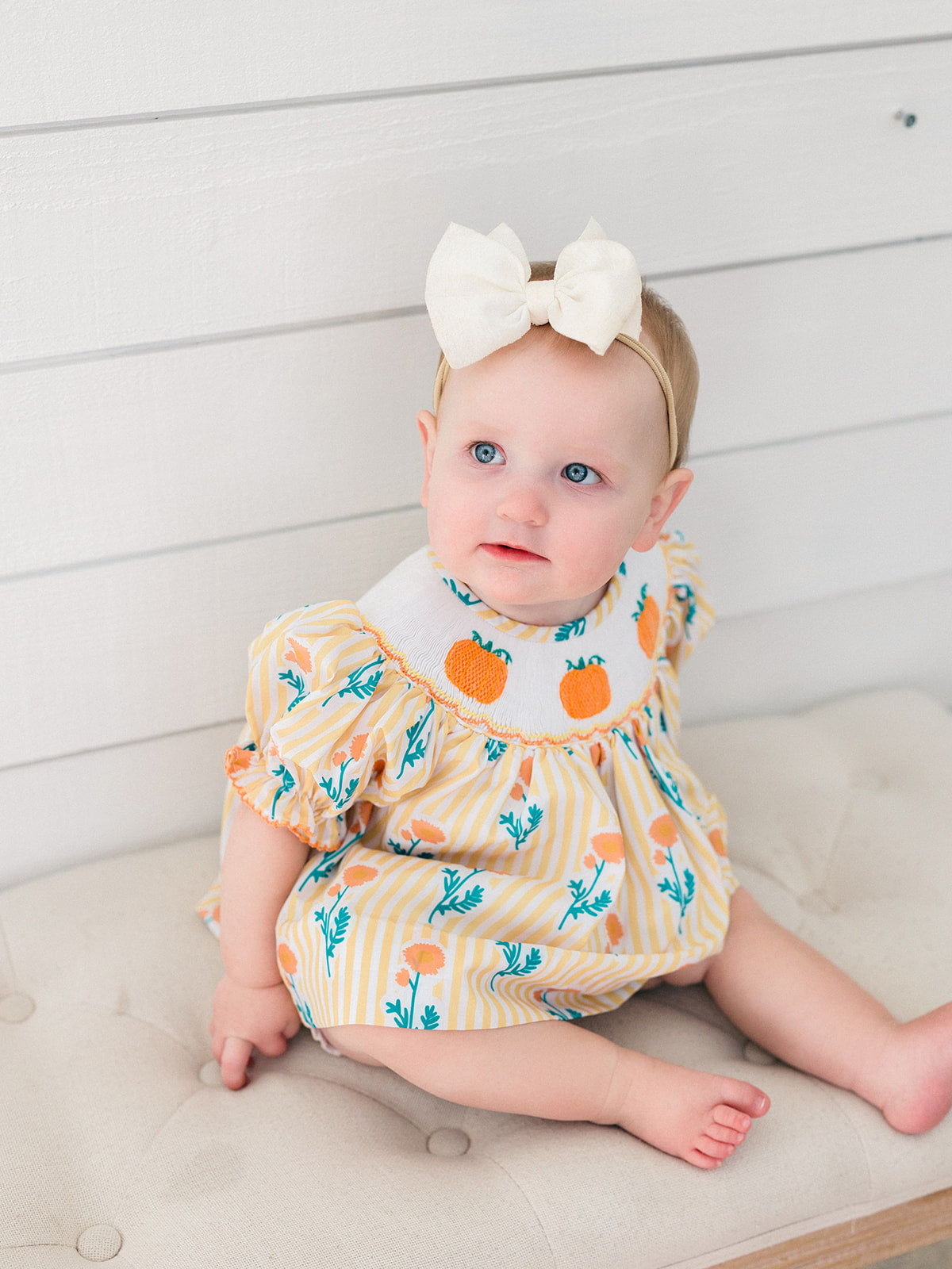 Isabella Pumpkin Diaper Cover Set