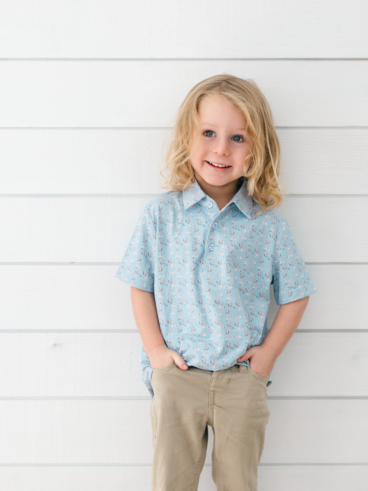 Bird Dog Boys' Polo