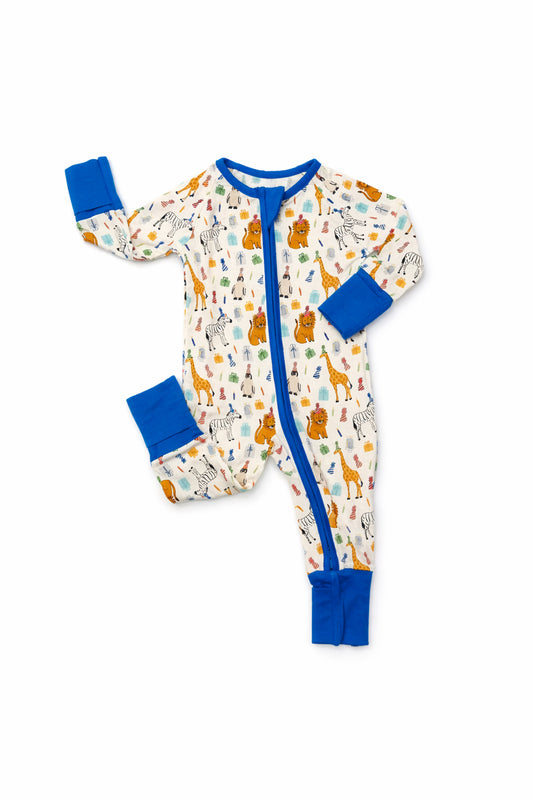 Party Animal Zipper Romper