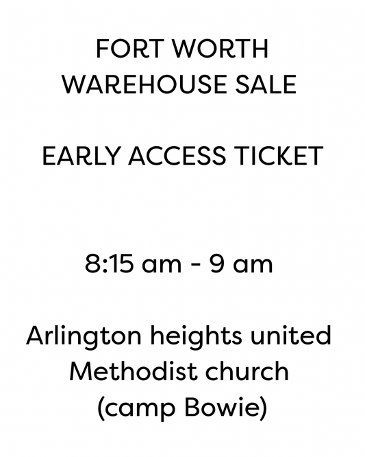 Warehouse sale Early Access Ticket