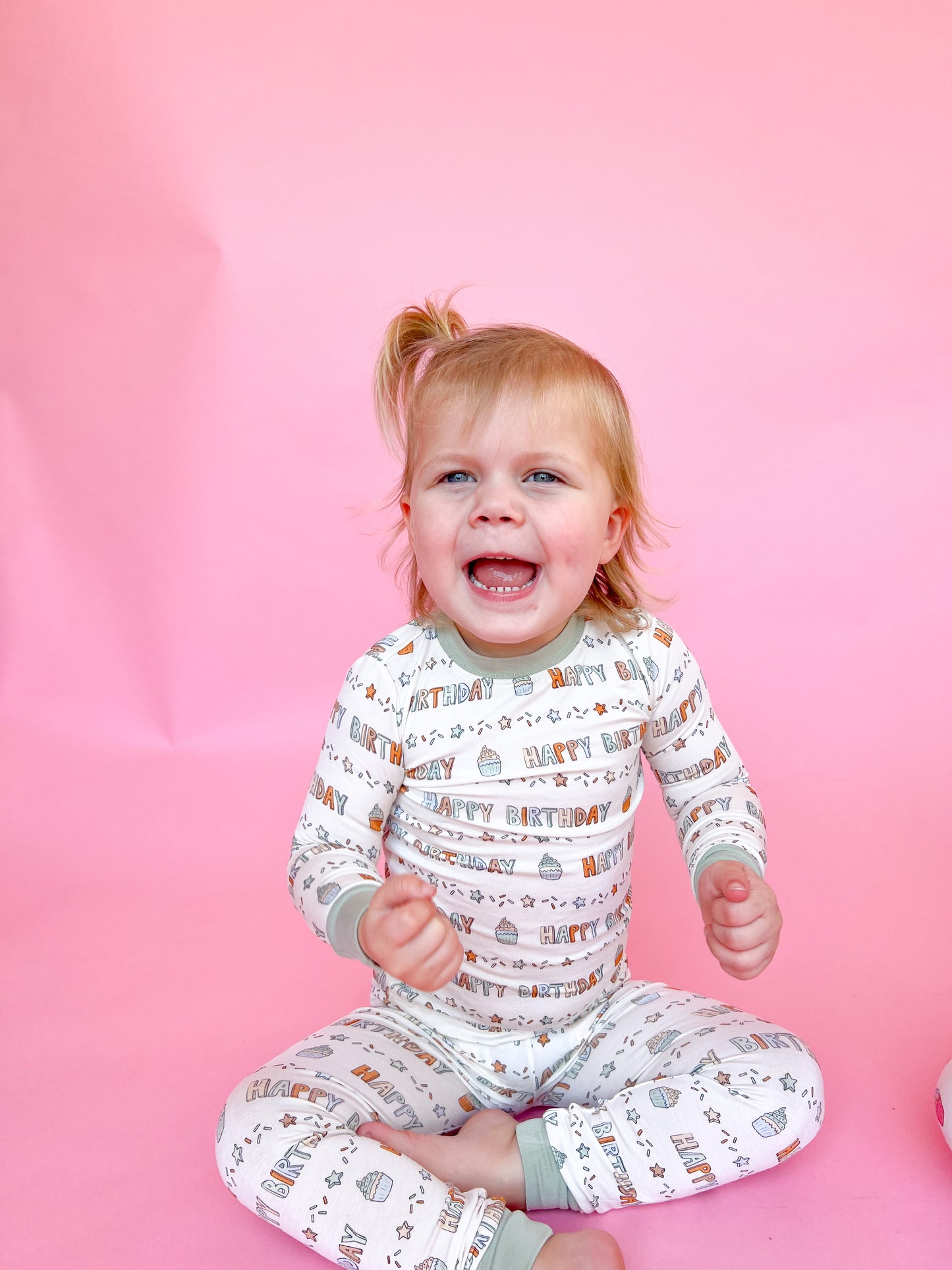 Green Cupcake PJ Set