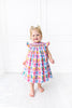 Floral Gift Smocked Dress