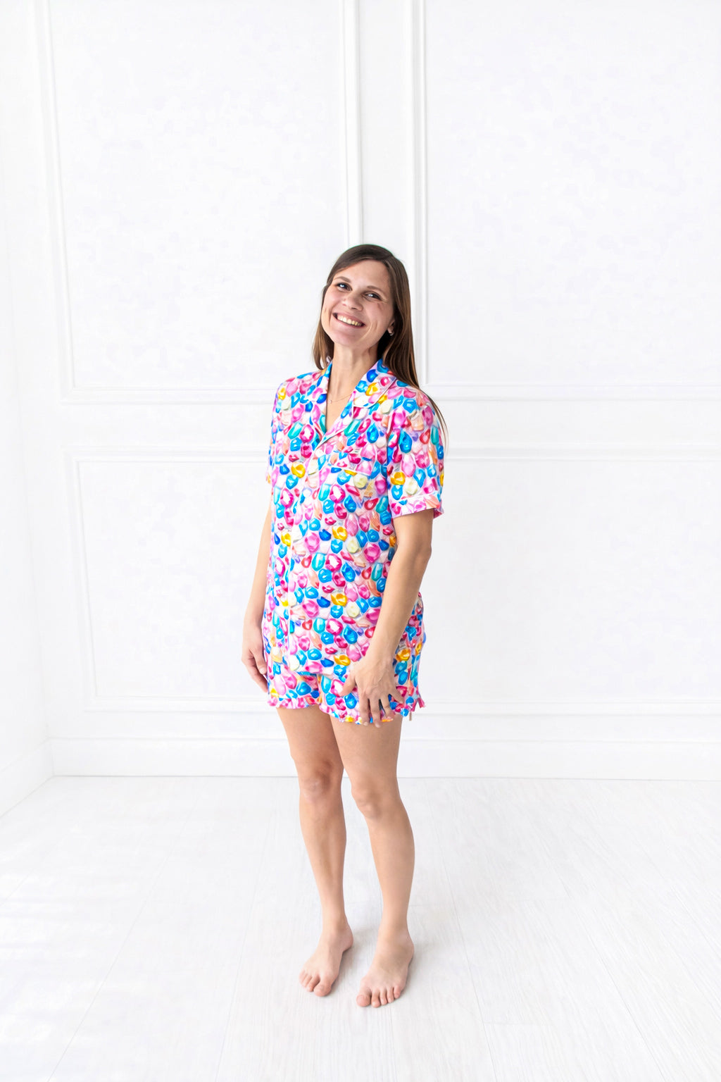 Bejeweled Bamboo Mom Pajama Set