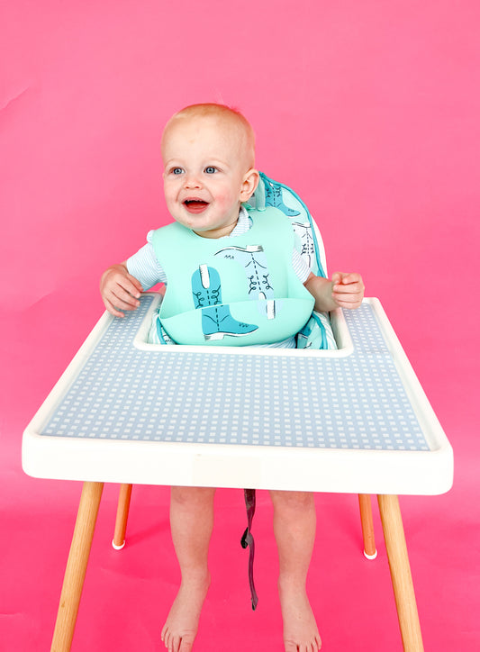 Blue Gingham Tray Mat (FINAL SALE)