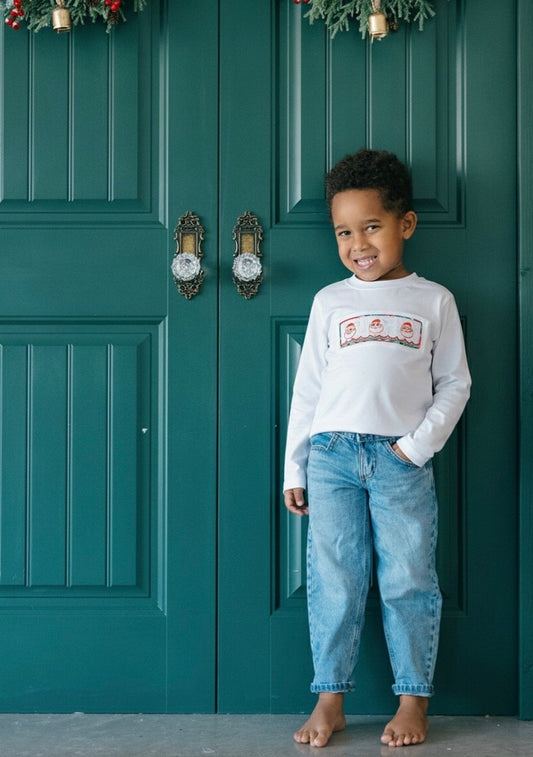 Smocked Santa T-Shirt