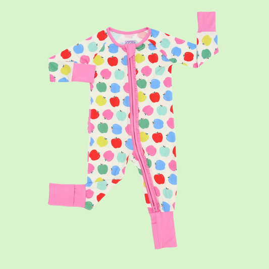 Apple of my Eye Ruffle Romper