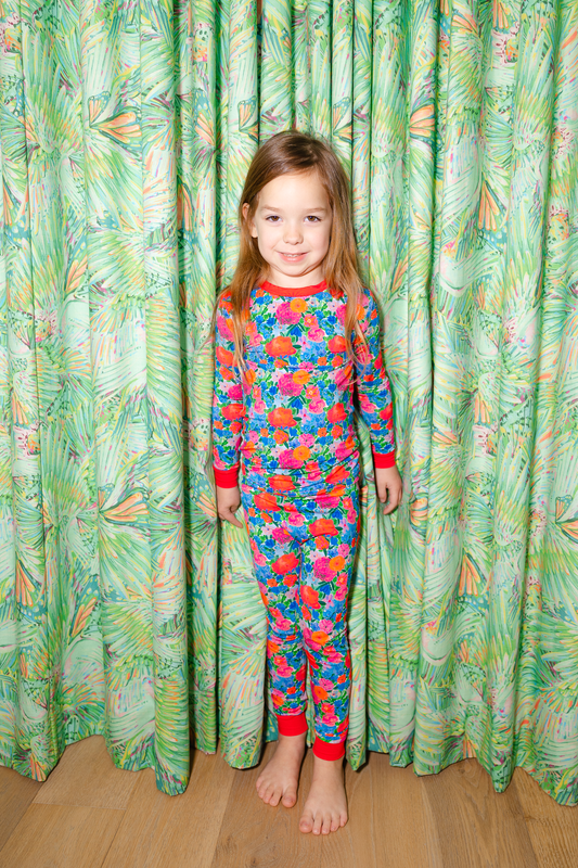 Green Birthday Bamboo Pajamas I Poppy Kids Co