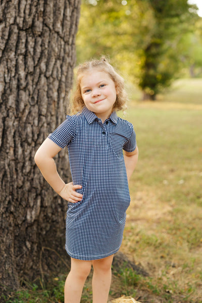 POTTERY KID SHORT BELL SLEEVE FLARE DRESS