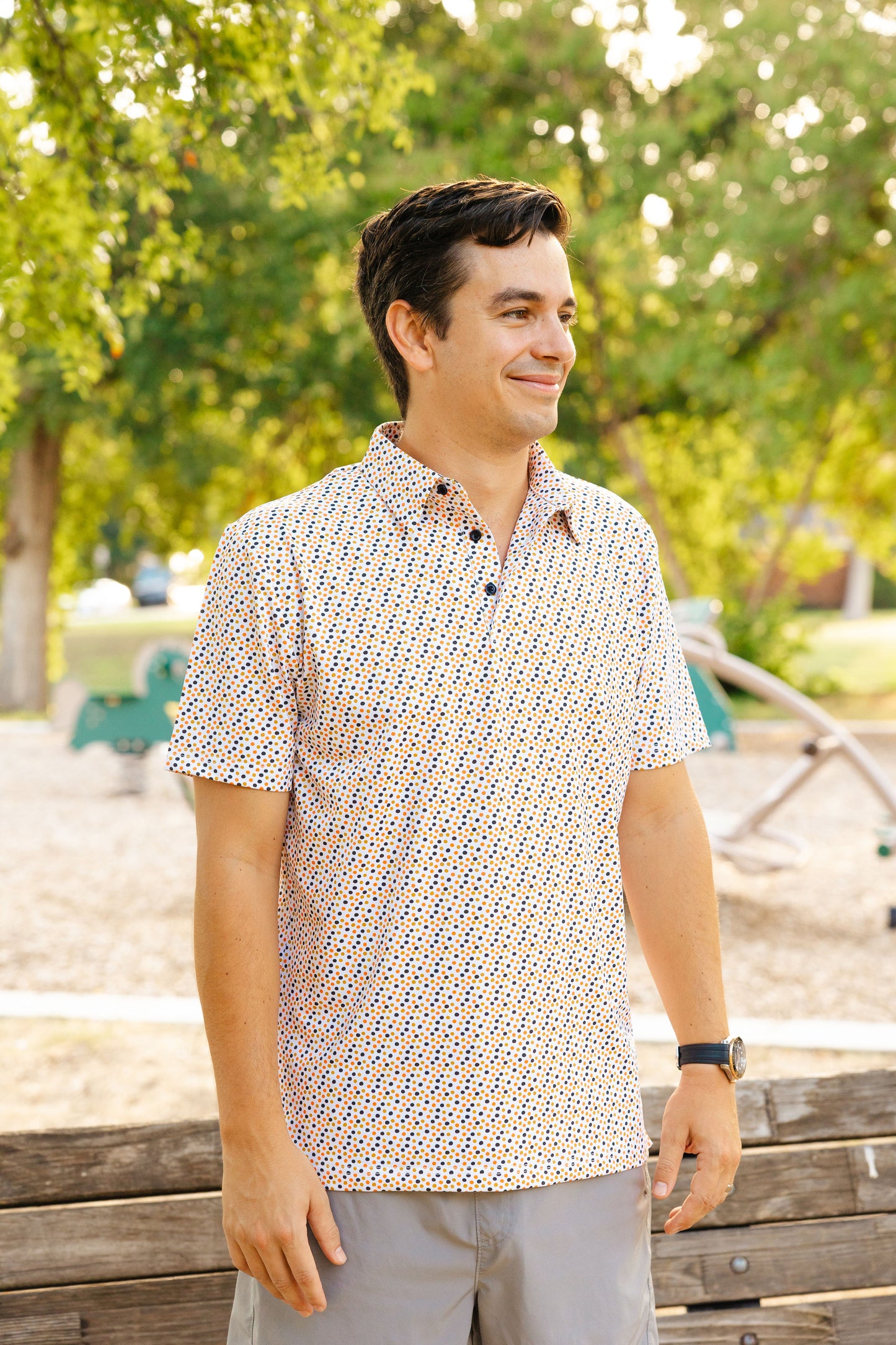 Freddy Dots Men's Polo (FINAL SALE)