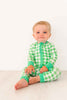 Raad Plaid Zipper Romper