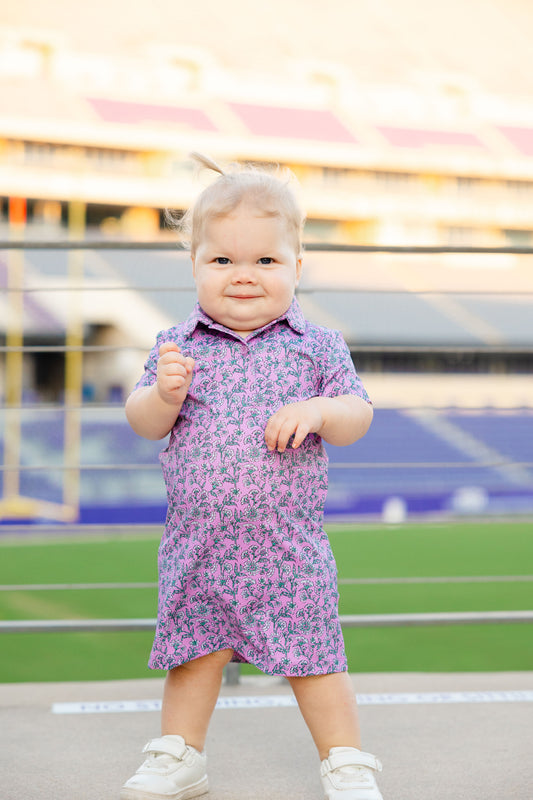 Taylor Floral Polo Dress