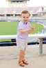 Purple Plaid Boys' Polo