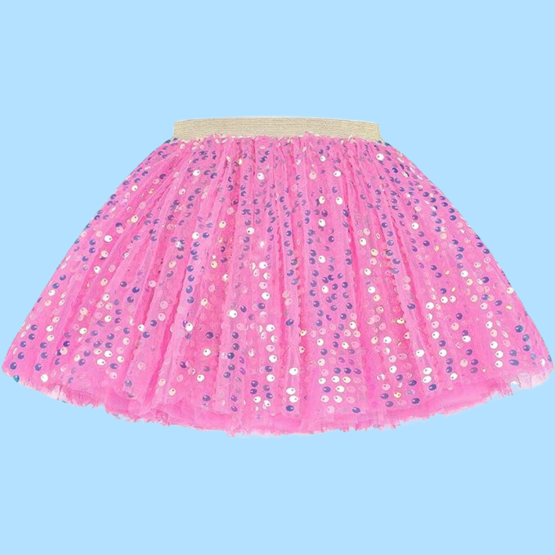 Glitter skirt top for toddlers