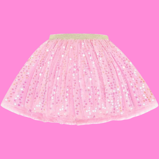 Light Pink Sequin Skirt