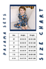 Blue Chocolate Bunny Premium PJ Set