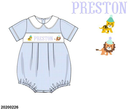 Personalized Party Animal Boy Bubble PREORDER (Ships Early/Mid August)