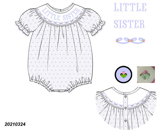 Blue Little Sister Bubble