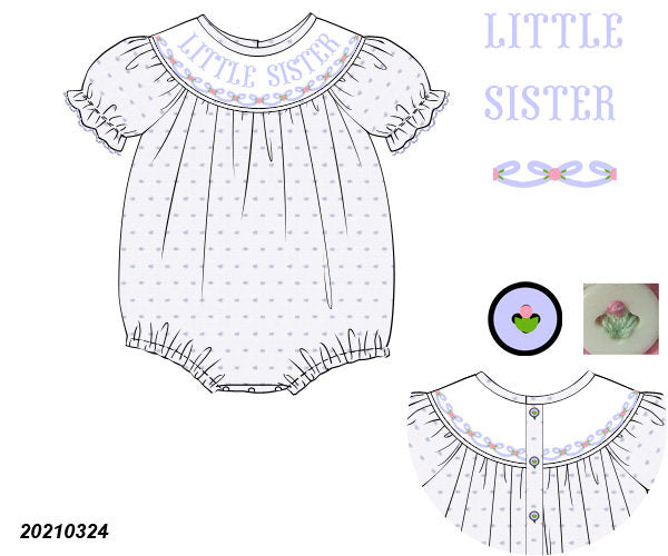 Blue Little Sister Bubble