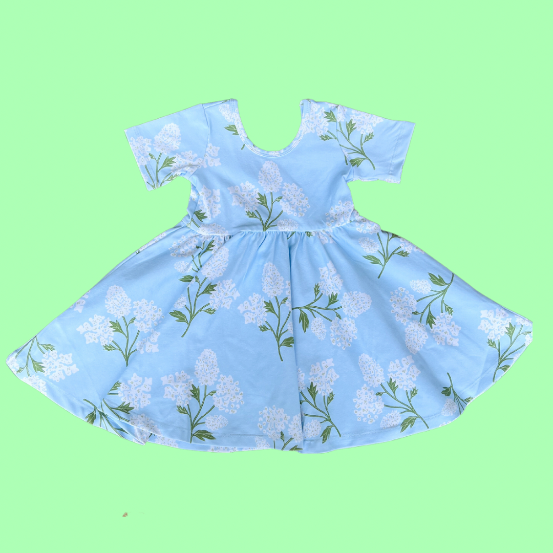 Hydrangea Twirl Dress