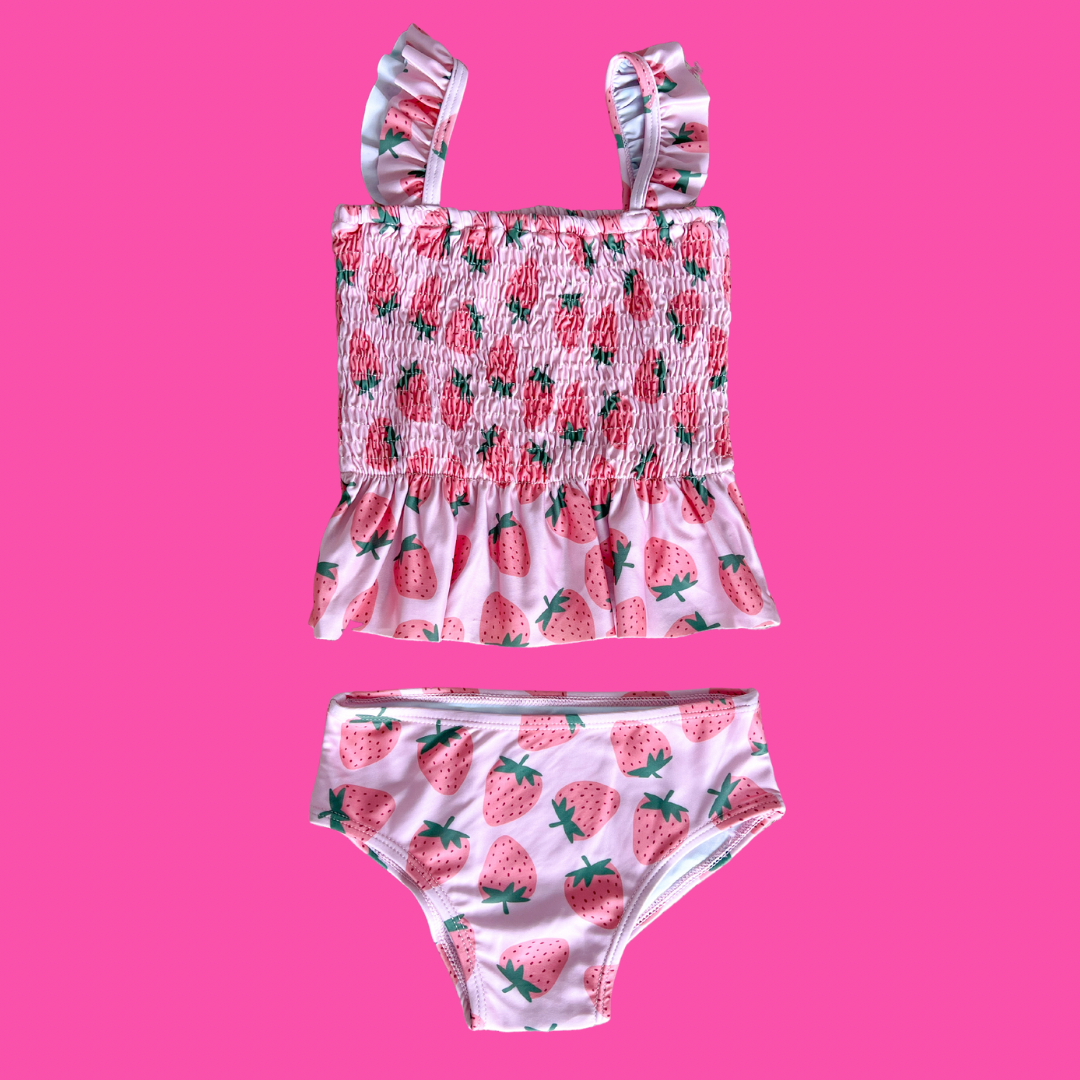 Strawberry Two Piece Swimsuit